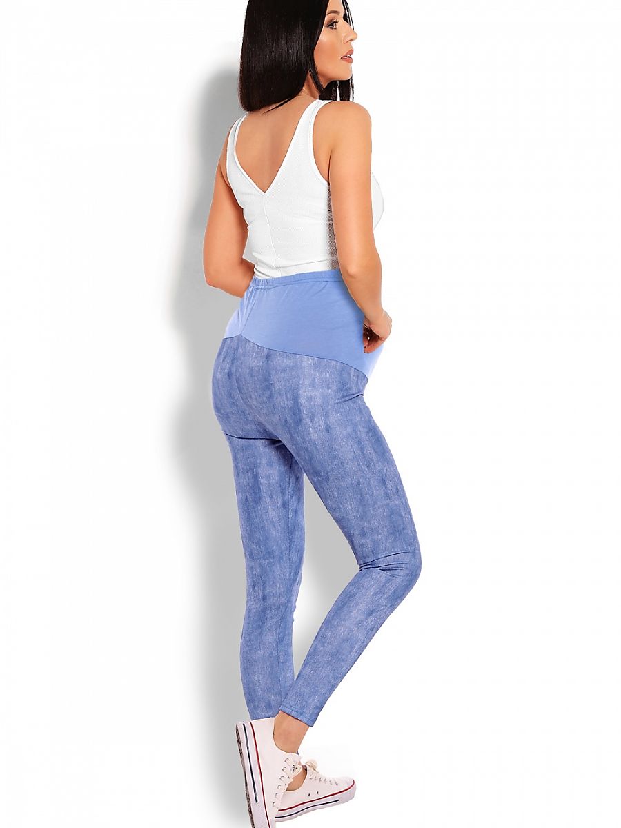 Maternity Leggings – Blue