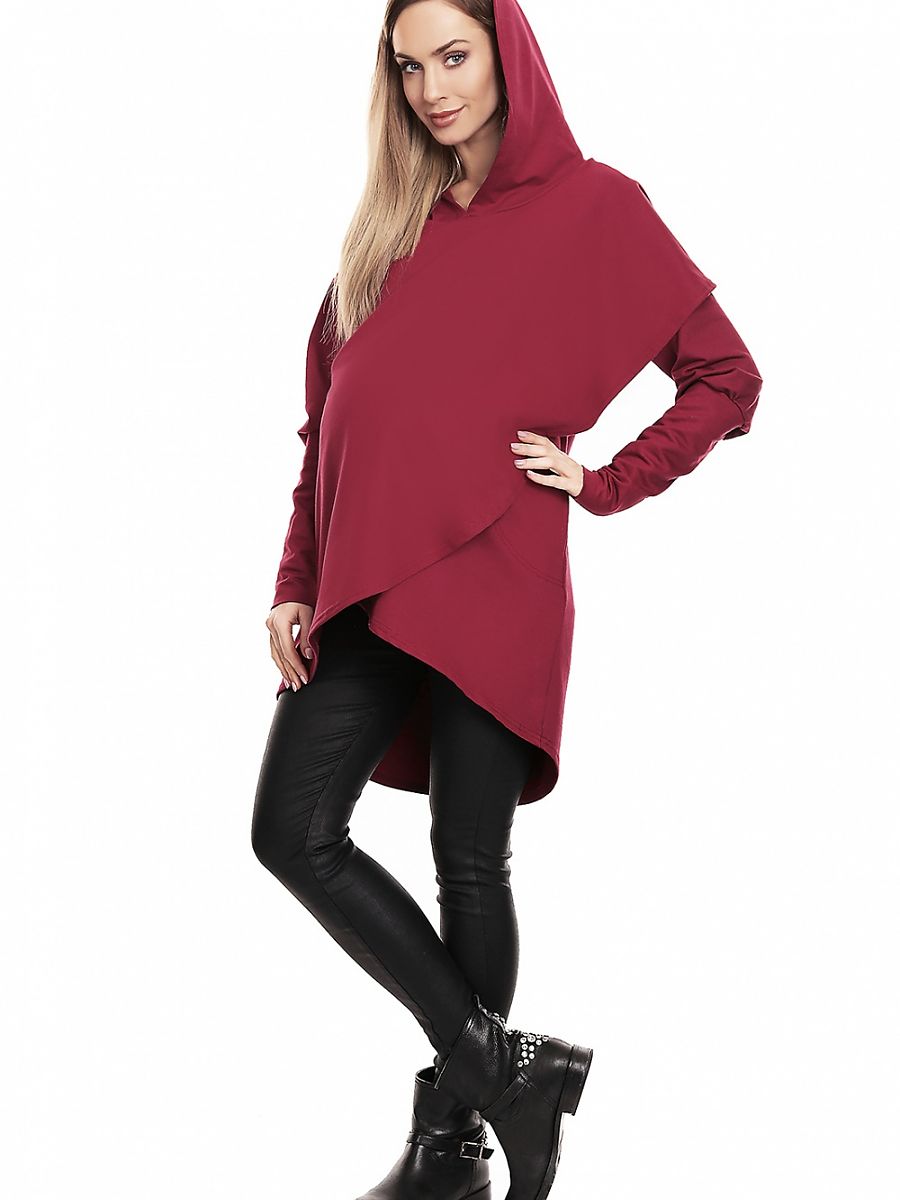 Maternity & Nursing Hoodie – Red