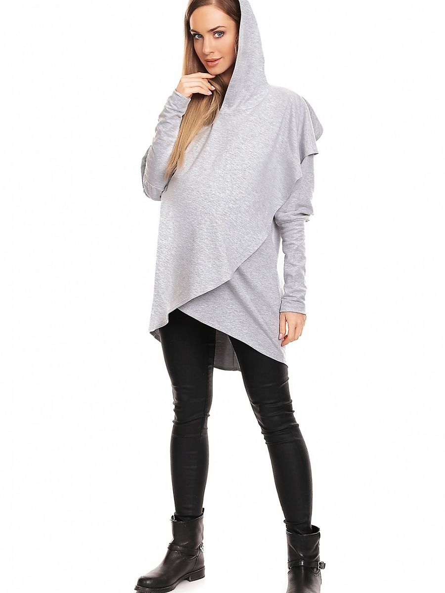 Maternity & Nursing Hoodie – Grey