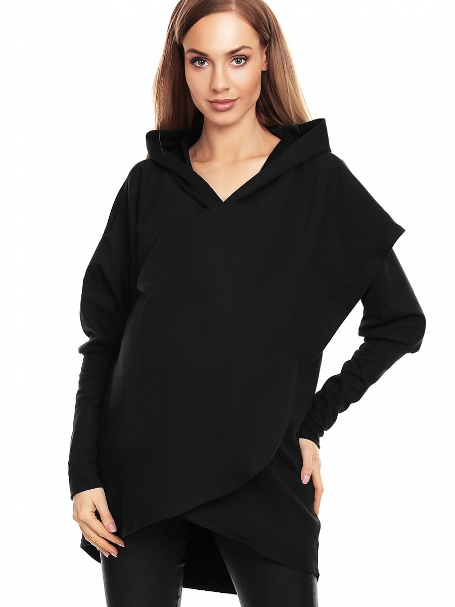 Maternity & Nursing Hoodie – Black