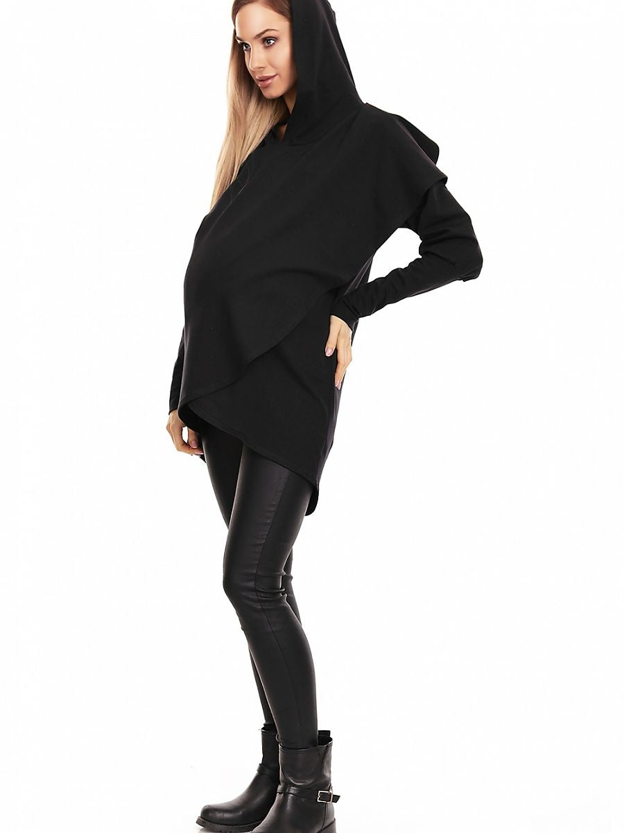 Maternity & Nursing Hoodie – Black